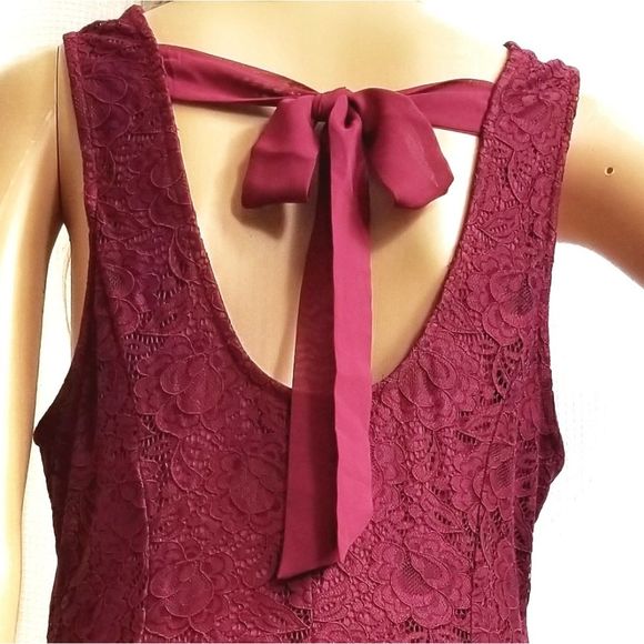 SPEECHLESS Juniors Lace Skater Dress Tie Back BNWT - Picture 6 of 7